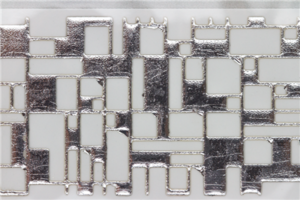 Faahion Design Sticker Squares Silver