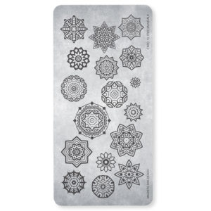Stamping plate Free Mandala