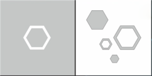 Airnails Airbrush mask nr 40 hexagons