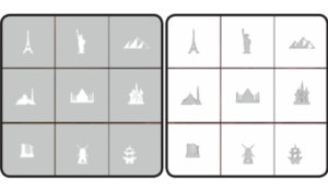 Airnails Airbrush Stencil Architectural 9pcs