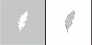 Airnails Airbrush Stencil nr 10 feather