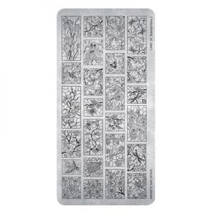Stamping plate Stained glass nr2
