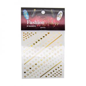 Fashion Stickers Gold Hearts