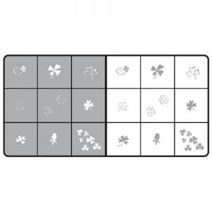 Airnails Airbrush stencils clover/shamrock collection