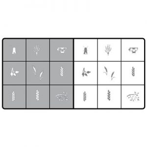 AirNails Airbrush stencil - gifts of autumn collection