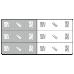 Airbrush Masking Stencils Knitted Sweater 9pcs