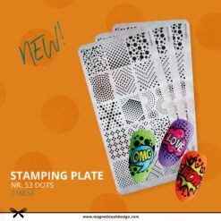 Stamping Plate nr. 53 Lots of Dots