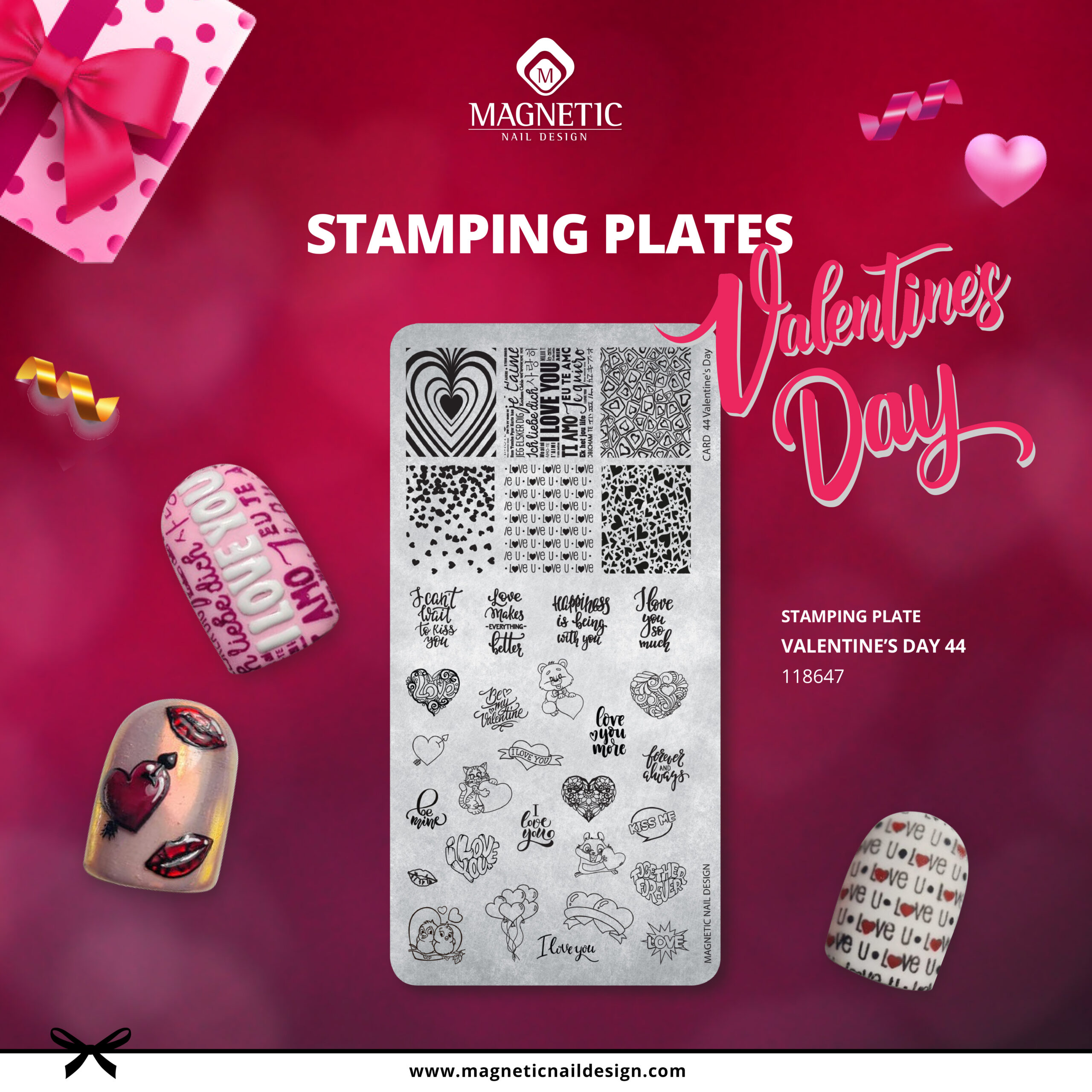 Stamping Plate Valentine's Day
