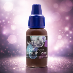 Airbrush Paint Airnails Dark Brown 10ml