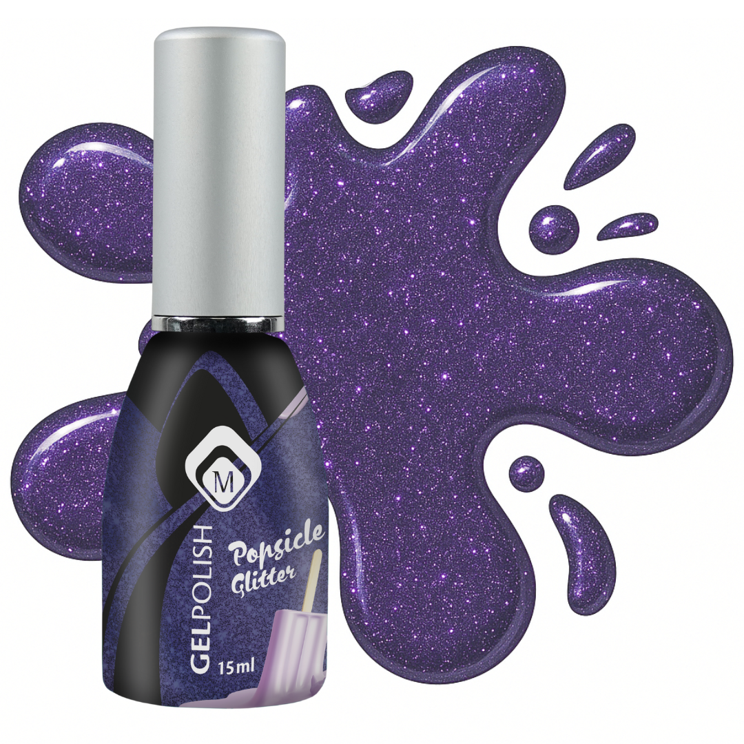 Gelpolish Popsicle Glitter  (reflective glitter)15ml TPO free