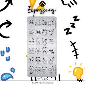 Stamping Plate Expressions card nr 62