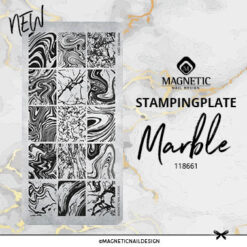 Stamping plate Marble nr58