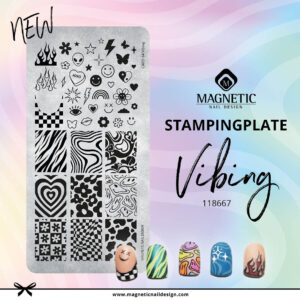 Stamping plate Vibing nr 64