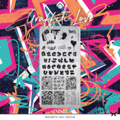 Stamping Plate Graffiti card nr 60