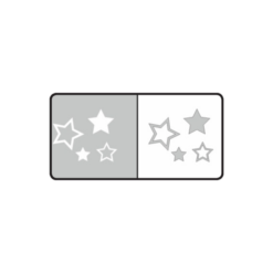 Airbrush AirNails stencil 2 Stars  6pcs masking