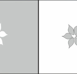 Airbrush AirNails Single Flower Daisy stencil masking 6pcs