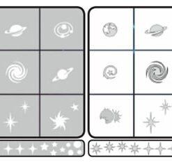 Airbrush AirNails Space Planets Collection