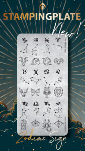 Zodiac Sign Stamping Plate nr 67