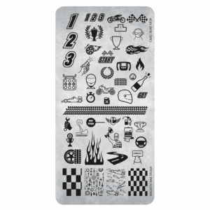 Stamping Plate Pitstop F1 Formula1