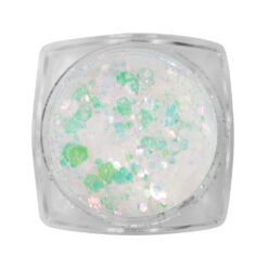 Nail Art Inlay Glitter Clear Purple - Pink