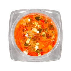 Neon Nail Art Inlay Orange