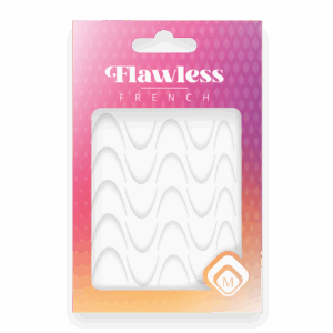 Flawless Ombre French Sticker White