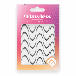 Flawless Ombre French Black Stickers