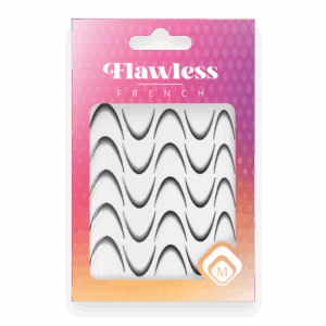 Flawless Ombre French Black Stickers