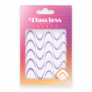 Flawless Ombre French Sticker Purple