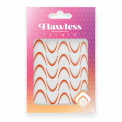 Flawless Ombre French Sticker Red