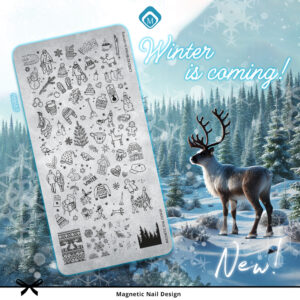 Stamping Plate Winter is coming nr 82