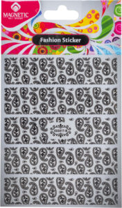 Fashion Sticker floral black