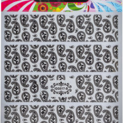Fashion Sticker floral black
